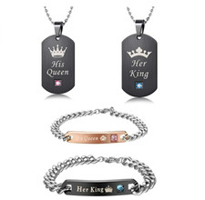 Coppia Collane Bracciali Set