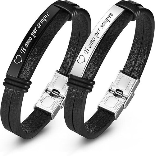 Vnox bracciale coppia lui - vnox,