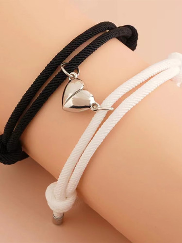 Bracciale coppia acciaio - bracciale,